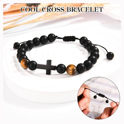 EFVISD Cross Bracelet Gifts for Boys Girls Christian Religious Gifts - color: Graduation