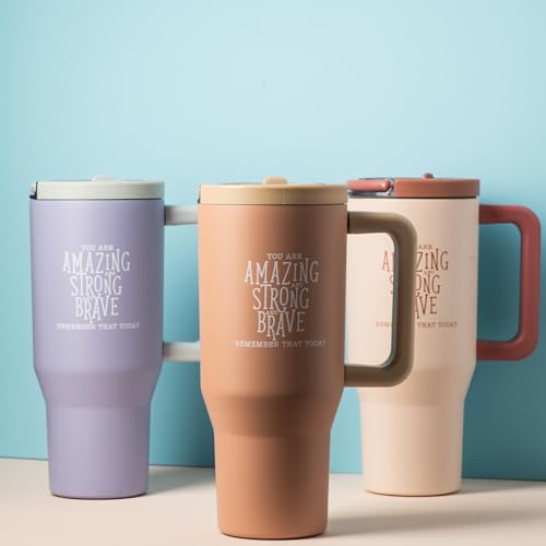 DIVERSEBEE 30 oz Insulated Stainless Steel Tumbler with Lid (Mocha) - color: Mocha, size: 30 Ounces