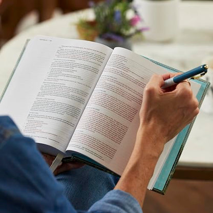 NKJV, Journal the Word Bible: Reflect, Journal or Create Art Next to Your Favorite Verses (Cloth over Board, Gray, Red Letter, Comfort Print): ... or Create Art Next to Your Favorite Verses