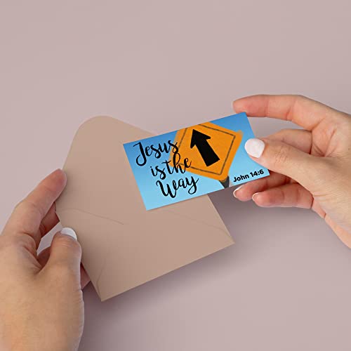 Logos Trading Post Jesus Is The Way Pass It On Scripture Cards, Pack of 25 - color: John 14:6