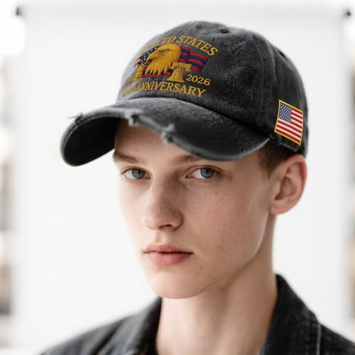 250th Anniversary 250 Years Freedoms Baseball Hat Running Embroidered Cap for - color: 250th Anniversary 8