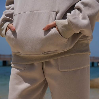 Women Men Hoodies Oversized Fleece Sweatshirt Fashion Clothing Fall Christian Sweaters Ties - color: Gray, size: Medium