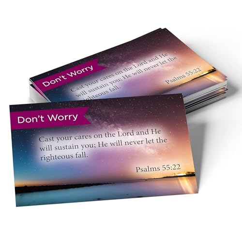 Logos Trading Post Psalm 55:22 Pass It On Scripture Cards, Pack of 25 - color: Psalms 55:22