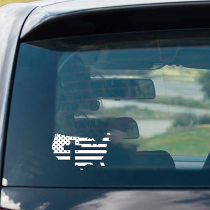 American Flag with Cross Jesus Christian Cross Vinyl Decal, Christ Religious Sign for Car Bumper Truck Tumbler RV Vans SUV Window Jeep Trucks Cars, Inspirational Faith Gift Idea (6.5 x 4 in) - style: American Flag with Cross