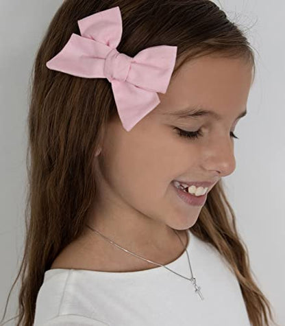Cherished Moments .925 Sterling Silver Cross Necklace with Diamond Accent - style: 14 Inch