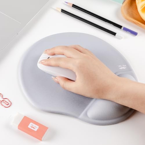Mr. Pen- Ergonomic Mouse Pad with Wrist Rest - color: Light Gray