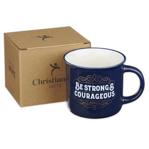 Christian Art Gifts Ceramic Coffee & Tea Scripture Mug for Men & Women - style: Fine