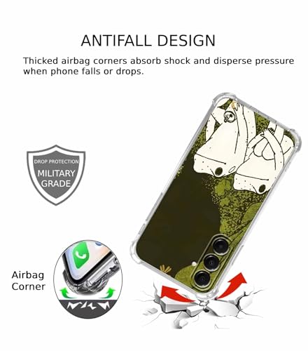 Cute Frogs Case for Samsung Galaxy A17,Aesthetic Animal Pattern,Cool Soft TPU Bumper Case,SA17 - color: Frogs, size: Samsung Galaxy A17