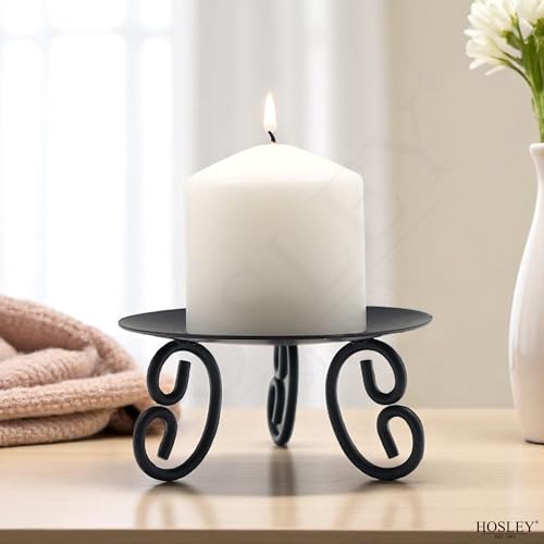 Hosley 3" D x 3" H Pillar Candles Set of 16 - Unscented Taper Candles and Candle Sticks for Weddings, Birthdays, Emergencies, Spa, Aromatherapy, Parties, Reiki, Candle Gardens - size: 3"D x 3"H -16 count