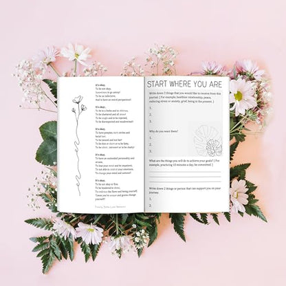 Perfectly Imperfect: A Guided Self-Love & Gratitude Journal for Women with Prompts to Calm Anxiety, Stop Overthinking, and Love Who You Are (Cute Self Care & Self Help Books)