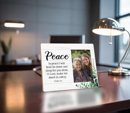 Christian Picture Frames for Women - color: Psalm 4:8