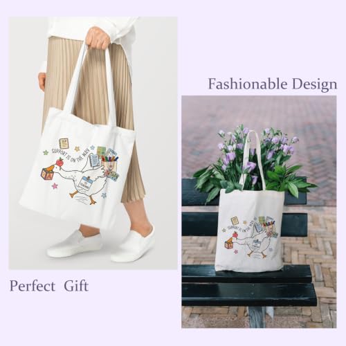 Chicimln Teacher Appreciation Gifts Tote Bag, Kindergarten Preschool Teacher Gifts Canvas Tote Bags - color: Teacher Gift 15