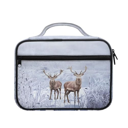 Bible Cover Church Carrying Book Case Polyester Bible Protective with Pen Slots and Zippered Pocket Customizable - color: Elk