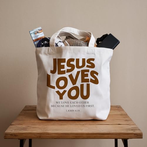 Bible Bags for Women, Christian Tote Bag, Gifts for Christian Women - color: Purple