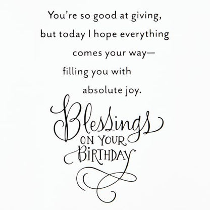 Hallmark DaySpring Religious Birthday Card (Blessings On Your Birthday) - style: Blessings on Your Birthday