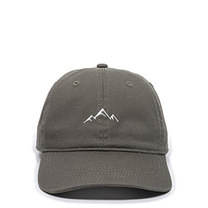 Outdoor Cap Mountain Embroidered Dad Hat Adjustable Soft Cotton Polo Style Unstructured Baseball Cap for Men & Women - color: Olive