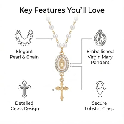 Car Rosary for Car, Steering Wheel Charm, Steering Wheel Rosary Charm - style: A