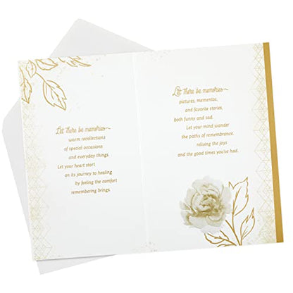 Hallmark Sympathy Card (Let There Be Memories) - color: Modern Floral