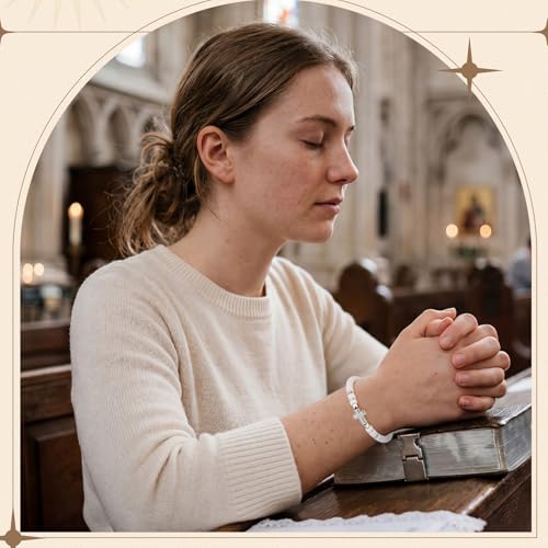 Ferreve 30 Sets Cross Bracelets Bulk Jesus Christian Gifts,Sliver - color: White,Sliver
