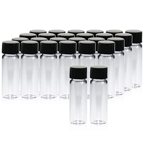 PEKYBIO 4ML Small Clear Glass Vials with Screw Caps, 20 PCS - size: 4 ml (20 pieces)