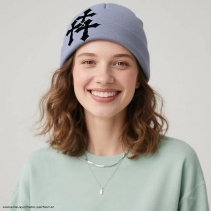 LUBINGSHINE Y2K Knitting Hat, Spider Web Pattern Beanies for Men & Women, Warm Knitted Hat Streetwear Outdoor Winter - color: Grey