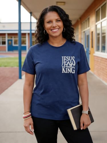 Christian Shirts for Women Religious Saying Tshirt Bible Verse Tee Tops - color: 01-dark Blue, size: Medium