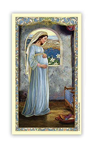Needzo Prayer of Mary, Mother of God Laminated Holy Cards, 4 3/8 Inch, Pack of 5