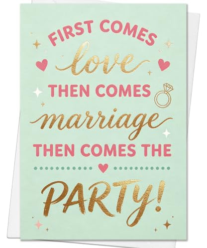 Engagement Card Gifts for Women Men,Wedding Card for Him Her - color: card 357
