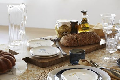 Lenox Wildflowers 4-Piece Tidbit Plates, Dessert Plate Set for 4 - style: Tidbit Plates, Set of 4