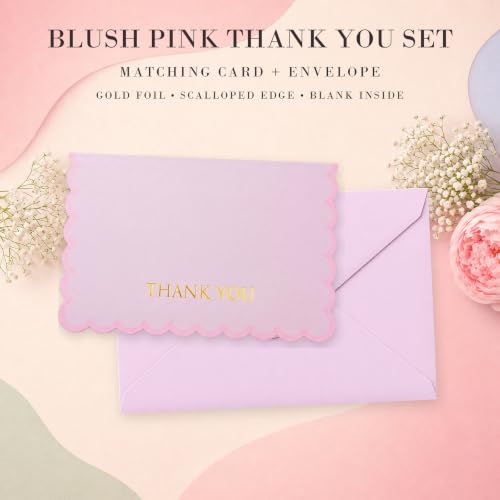 Thank You Cards Bulk with Envelopes, 30 Pack Blank Note Cards Set