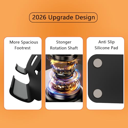 Metal Tablet Stand Holder Adjustable for iPad Kindle Tab, Black - color: Black