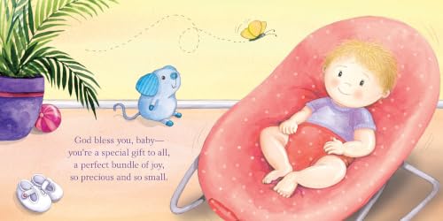 God Bless Baby: Heartwarming Padded Board Book with Rhyming Story for Babies & Toddlers | Sweet Christian Baby Book About Love, Kindness & Blessings | Baby Shower Gift