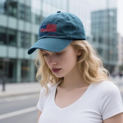 She Loves Jesus and America Too Hats for Womens Soft Washed Distressed Baseball - color: She Loves Jesus and America Toocyan Blue1