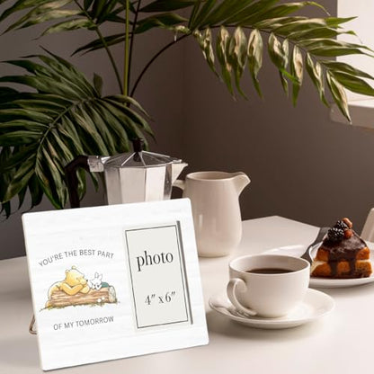 Pooh Bear Quote Picture Frame, Romantic Gifts for Friends Couples - color: You're The Best