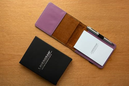 LaserGram Mini Padfolio with Notepad and Pen, Celtic Cross, Personalized Engraving Included (Pink) - color: Pink