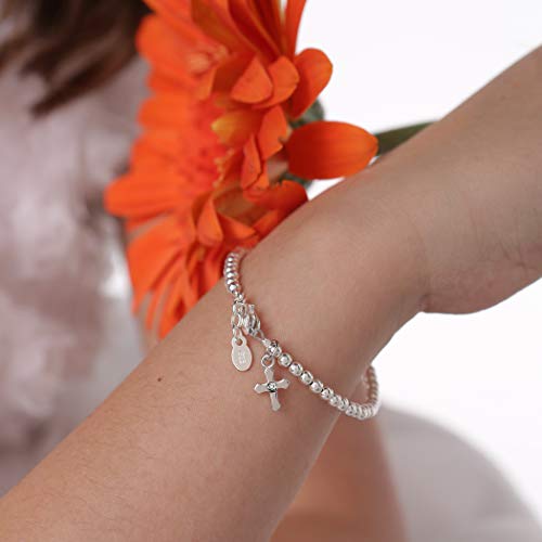 Cherished Moments Beaded Bracelet, .925 Sterling Silver or 14K Gold-Plated - color: Silver SM (0-9 months)
