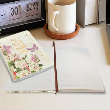 Inspirational Quote Lined Journal Notebook for Women Men, Thank you Gifts - color: Multi 0348
