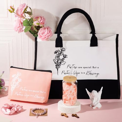 7 Pcs Pastor's Wife Appreciation Gifts Christian Set,Pink - color: Pink