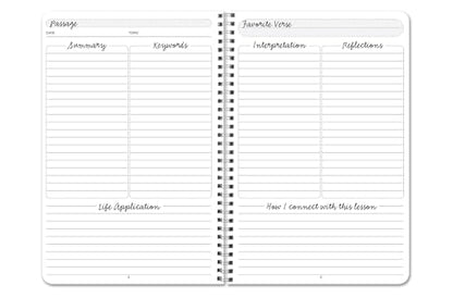 BookFactory Bible Study Journal, Wire-O, 100 Pages