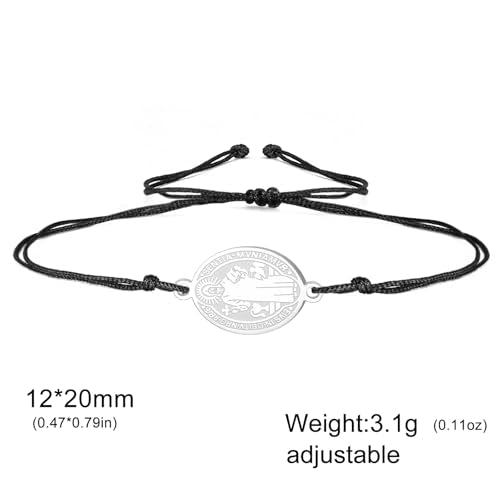 VASSAGO Saint Benedict Medal Bracelet Medalla De San Benito - color: S-B string