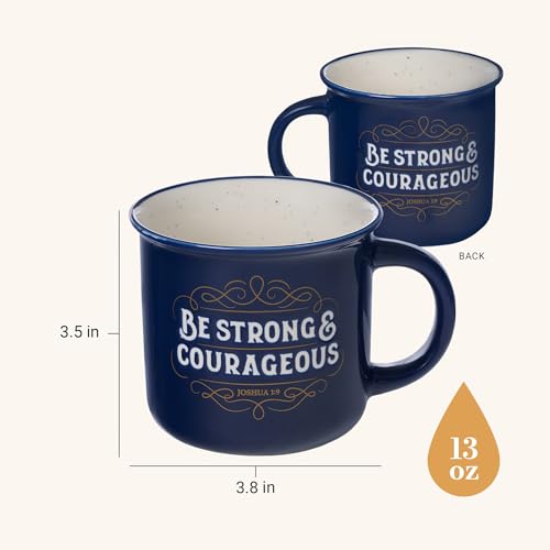 Christian Art Gifts Ceramic Coffee & Tea Scripture Mug for Men & Women - style: Fine