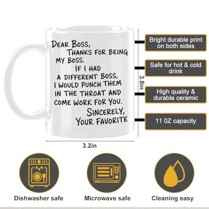 House Funny Gift for Coworker, Thank You Gifts for Boss From Employee - color: Boss
