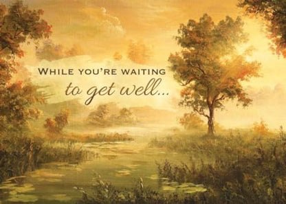 Warner Press G3494 Wishing You Well Boxed Assorted Get Well Cards with KJV Scripture - Box of 12