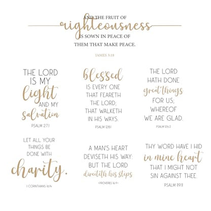 BBTO Bible Verse Stickers Peel & Stick,the Lord is My Light - style: The Lord Is My Light