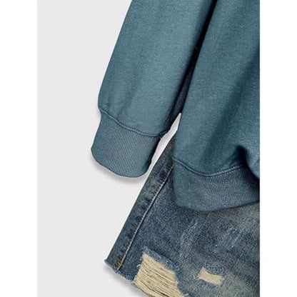 God Is Good All The Time Sweatshirt Womens Christian Shirts Crewneck Religious Faith Pullover Inspirational Tops - color: Blue, size: X-Large