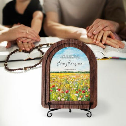 I Can Do All Things Through Christ Who Strengthens Me Wood Plaque Signs