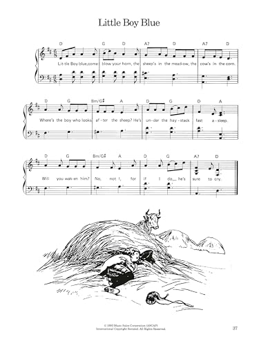 The Library of Children's Song Classics – Piano, Vocal and Guitar Songbook | Easy-to-Read Lyrics, Chords and Arrangements | Illustrated Collection of Storybook, Holiday and Folk Songs