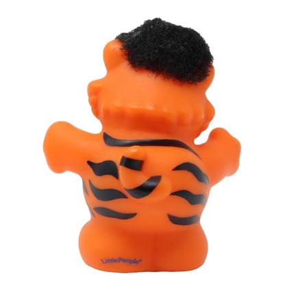Fisher-Price Replacement Part for Collectible Little People Noah's Ark, Zoo or Circus Playset K0725 - Replacement Orange and Black Stripe Tiger Figure with Touch and Feel Black Fur on Head