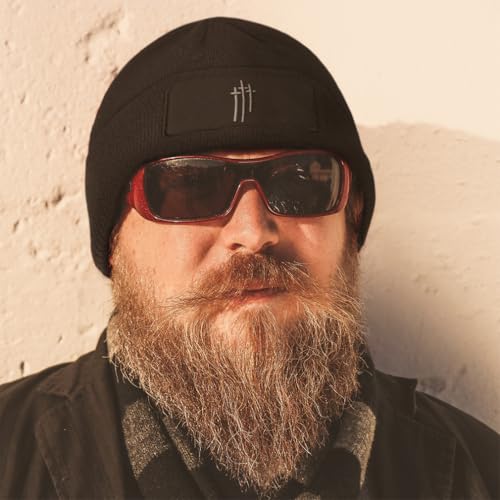 Speedy Pros Patch Beanie Crosses Jesus Faith God Christ Christian Skull Cap Hats for Men & Women Winter One Size - color: Black Design Only