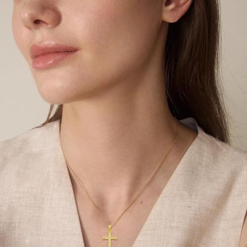 KQ&TTENG 14k Gold Plated Four Leaf Clover Necklace Irish Jewelry Wedding Anniversary Birthday Gifts for Women Wife Mom Girlfriend - color: A01